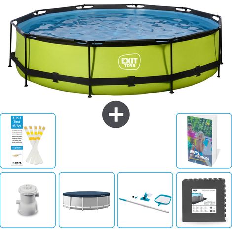 Exit Pool Rund - 360x76 cm - 7-teilig S337