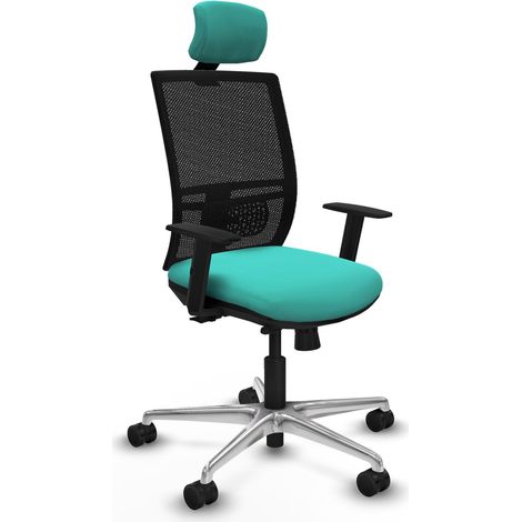 Silla de oficina piqueras y crespo Yunquera negro soporte lumbar (1/2)