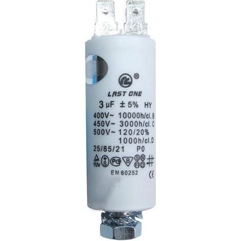 Condensateur Permanent 3 Mf 450v 9010426 Pour LAVE LINGE (1/2)