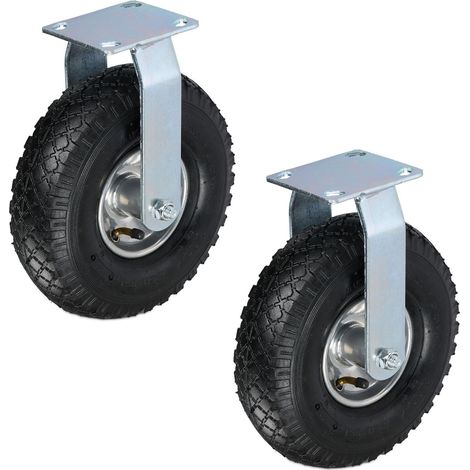 Paquete de 2 ruedas fijas 300 4