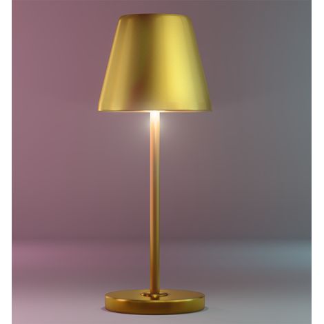 Century lampada da tavolo led lume ricaricabile rame 2w 3000k ip54 lmr-023330 (1/5)