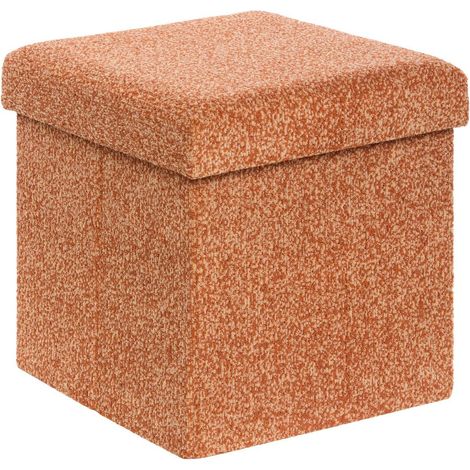 Pouf da petto pieghevole oxia 38x38cm ambra - Atmosphera créateur d'intérieur