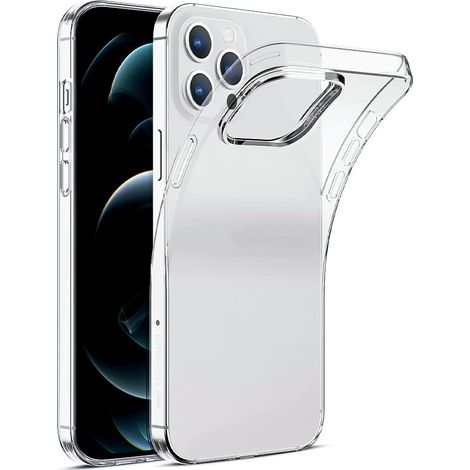 Cover custodia tpu trasparente compatibile modello IP 12 6.1 smartphone morbida (1/4)