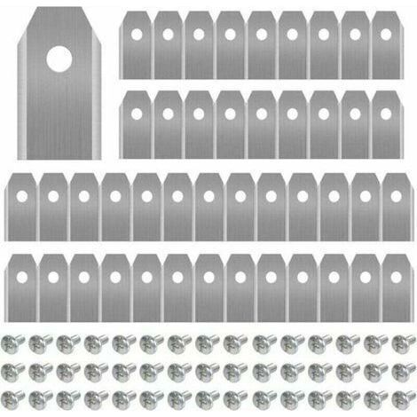 45 x Titan-Messerklingen für alle Husqvarn/Automower/Yardforce/Gardena Mähroboter (3g-0,75mm) mit 45 Schrauben, (1/4)