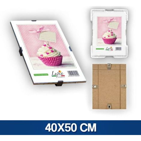 Cornice A Giorno Rettangolare Apply 40x50cm Supporto In Mdf 4mm.