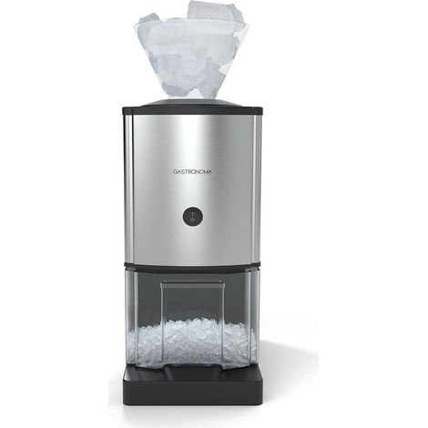 Gastronoma Eiscrusher / 80W / 1 kg/min / 3L Auffangbehälter / Edelstahl / Schwarz