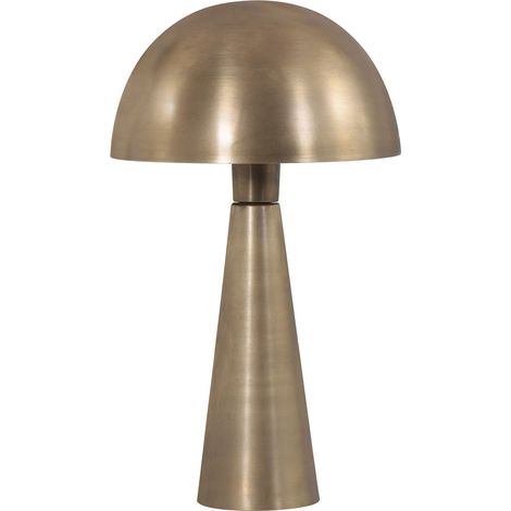 Lampe à poser en métal bronze Ø 25cm – Hauteur 42cm – Douille E27 – Classe IP20 – Dimmable avec interrupteur – Steinhauer (1/4)