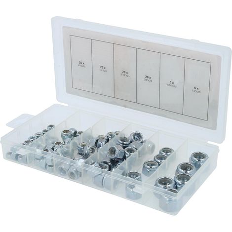 KS Tools  Assortimento dadi  UNF  100 pezzi  autobloccante (1/6)