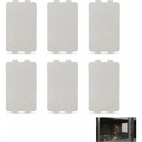 6 Pièces Plaques de Mica Universelles pour Four à Micro-ondes 117 x 64 mm – Couvercles de Guide d’Ondes Résistance à la Chaleur, Isolation Thermique, Remplacement Durable Plaque Mica Micro Ondes (1/5)