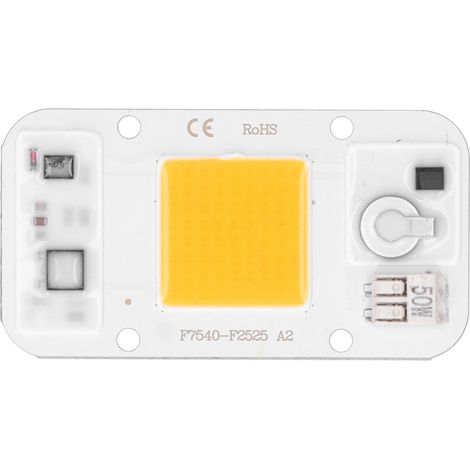 20W/30W/50W 220V LED COB Ampoule Panneau Soudure Libre Blanc Chaud Lumière Plein Spectre (50W Chaud) (1/5)