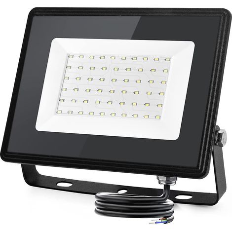 projecteur Led Extrieur 50w4500lm Blanc Froid 6400k Spot Led Extrieur Conomiseur D'nergie 85%ip65 Impermable Lumire De Scuritpour Jardinpatiocourg (1/4)