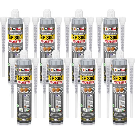 IsolBau Ancorante Chimico SF 300 Verbundmörtel 8 x 300 ml 16 x Miscelatore (1/5)