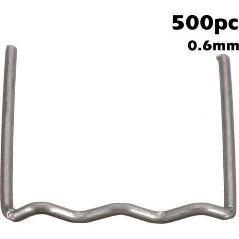 Machine à souder le plastique pour pare-chocs de voiture, 500 pièces, soudeurs à fil, goujons, apparence, réparation, Standard, vagues pré-découpées, agrafe