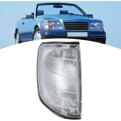 Remplacement du feu de position latéral droit blanc pour les berlines Mercedes-Benz Classe E W124 (1984-1995)