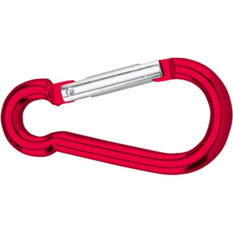 dörner + helmer 4815824 Aluminiumkarabiner rot 80 mm (1/2)