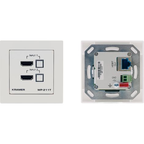 KRAMER / SELECTOR AUTOMÁTICO WALL PLATE / 4K /WP-211T/EU-80/86(W) / 20-804970590