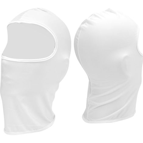Cache-cou multifonction pour cyclisme, protection UV et anti-vent, léger et respirant (blanc) (1/5)