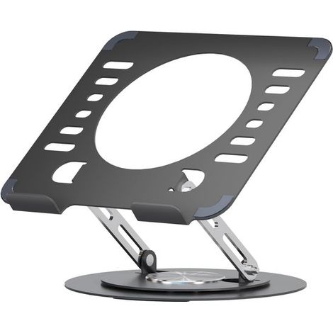 Supporto portatile per laptop Dailygoods, supporto per computer regolabile a 360 gradi, supporto per computer pieghevole dal design ergonomico, altezza regolabile. (1/5)