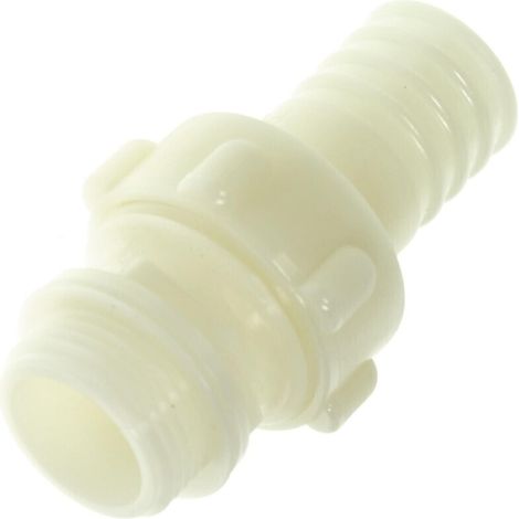 Raccordo a 3 pezzi diritto in nylon mm 25 x 1