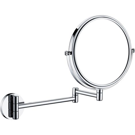 Deante Espejo Circular Cromado con Aumento 3x