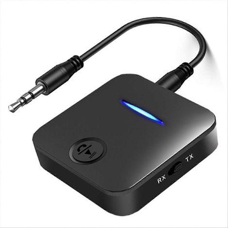Récepteur Bluetooth 5.4, adaptateur audio sans fil mains libres stéréo pour voiture, ordinateur, TV et casque audio (1/5)
