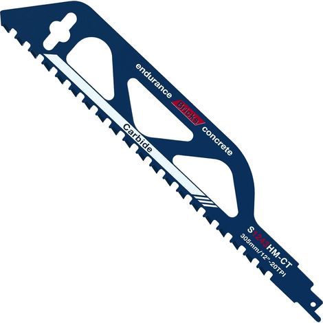 AIDUCHO Lames de Scie Sabre, Lame Scie Sabre Carbure, Lame de Scie Sabre Brique, Lames de Scie Professionnelles pour la Coupe de Bois, Métal, Beton et Brique, 305mm (1/5)