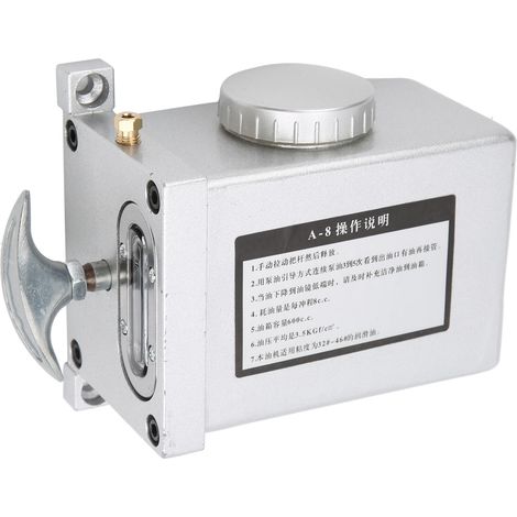 Pompe à huile lubrifiante A-8, corps en aluminium moulé, système de graissage main gauche pour presse à emboutir, mécanisme de lubrification industrielle (1/5)