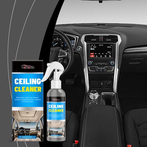 Autoinnenraum-Pflege- und Reinigungsmittel, Reinigungsmittel für weiche Kissen, Sitze und Stoffe im Auto – 100 ml -- DE (1/5)