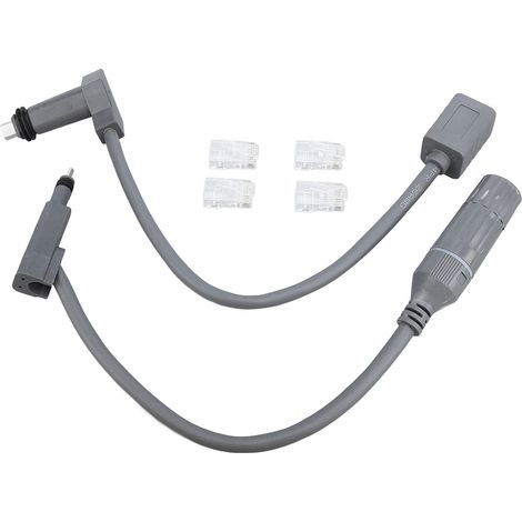 Adaptateur 2 pièces SPX mâle vers RJ45 femelle, câble prolongateur pour antenne parabolique Gen 2 et routeur (1/5)