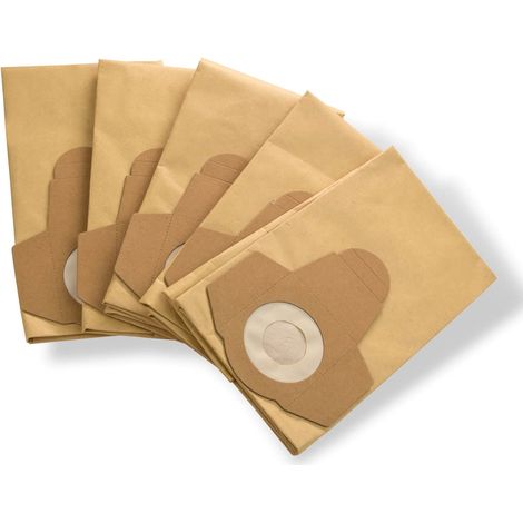 5 x Papierfiltertüte Filtertüte Staubsaugerbeutel Nasssauger Trockensauger (1/3)