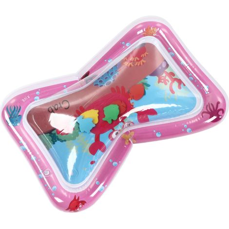 Aufblasbare, auslaufsichere PVC-Wassermatte für Babys und Kleinkinder, ideal für die Bauchlage, tragbar, im Krabben-Design (1/5)