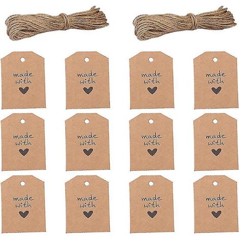 100 Stück Geschenkverpackungsanhänger (1/3)