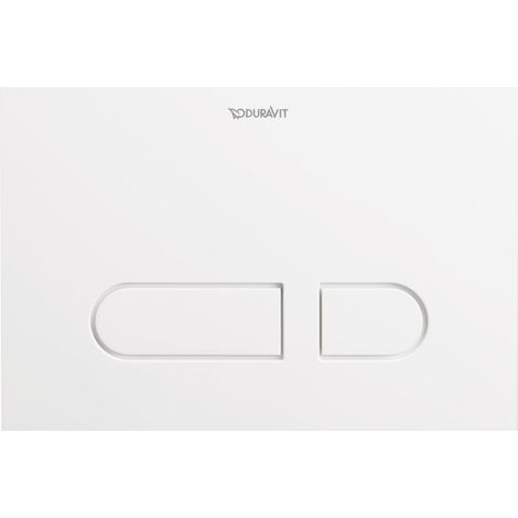 Duravit DuraSystem - Pulsador de descarga, blanco WD5001011000