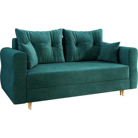 Sofá cama Veldala 100, Manila 37, Almacenaje, 0, 85x167x77cm