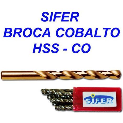 sifer broca cobalto din 338 hss-co    4,50 (caja 10 unidades)