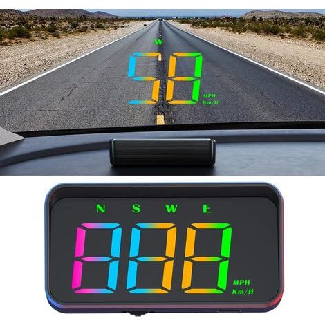 M2S Multifunktionales Head-Up-Display, universeller Geschwindigkeitsmesser-Projektor mit Geschwindigkeits- und automatischer Lichterkennung für alle Fahrzeugmodelle