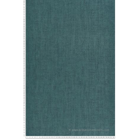 Papier peint Uni Bleu canard Jaipur Montecolino (1/2)