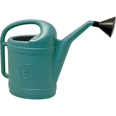 Innaffiatoio in plastica 8 litri con riserva d'acqua - Verde - Mobil Plastic
