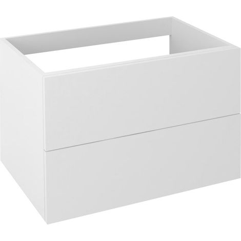 Meuble sous-vasque TREOS 75x53x50,5cm, blanc mat (1/4)