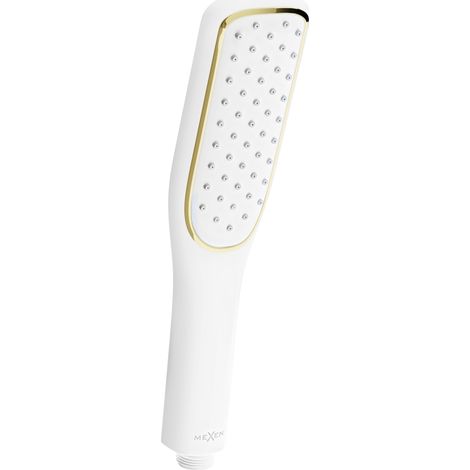 Mexen R-49 doccetta a mano 1-funzione, bianca/dorata - 79549-25 (1/2)