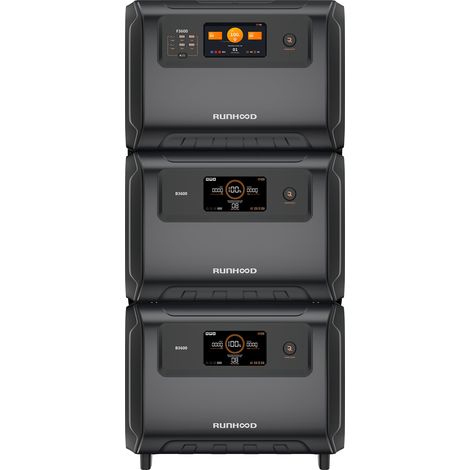 RUNHOOD PowerPack Max – F3600 + 2 Modules B3600 (10 800 Wh)