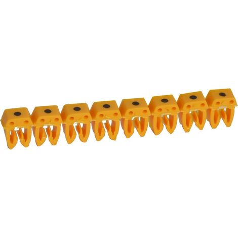 repère pour fil de 4 à 6 mm2 - signe - couleur jaune - legrand cab 3