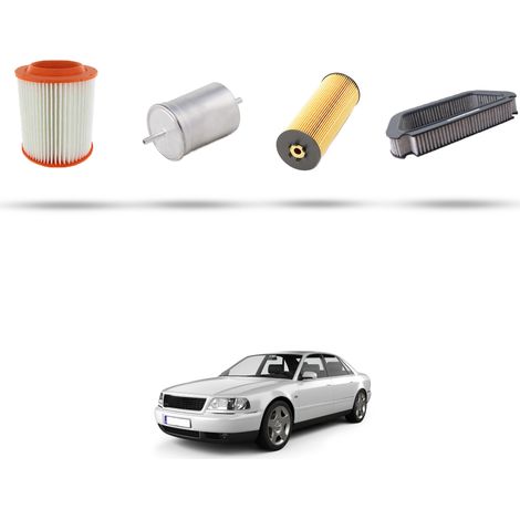 Kit Tagliando 4 filtri compatibile con Audi A8 (4E) 3.7 206kw dal 2002 (1/5)
