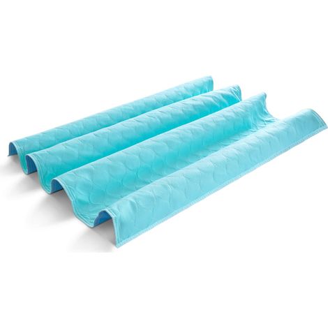 Lot de 2 protège-matelas lavables Aidapt VM842D pour incontinence, avec rabats de serrage, 1350x850x3mm (1/5)