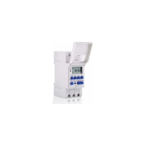 Temporizador digital LCD semanal programable con 16 programas de encendido/apagado, interruptor horario de 220 V - Crezuo
