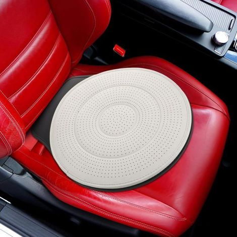 Coussins de siège auto - Coussins de siège - Coussins de siège auto pivotants à 360° - Base antidérapante - Design ergonomique - Amé (1/4)