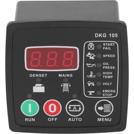 Générateur diesel DKG105 DATAKOM, contrôleur automatique de panne de courant 277VAC, coffret de commande de groupe électrogène, régulateur de tension et de sécurité, dispositif de gestion d'urgence. (1/5)