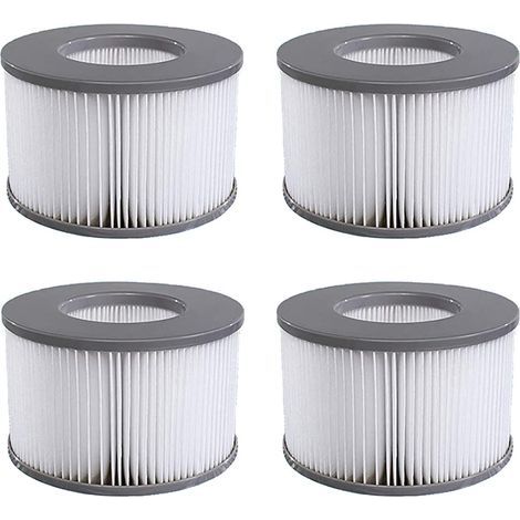 Filtre Spa Lite pour mspa,Filtre pour mspa Lite, pour MSPA Whirlpool Filter - Cartouches filtrantes pour sous - Bateaux et Spa Chauds - Modèle à partir de 2020 (4pcs) (1/4)
