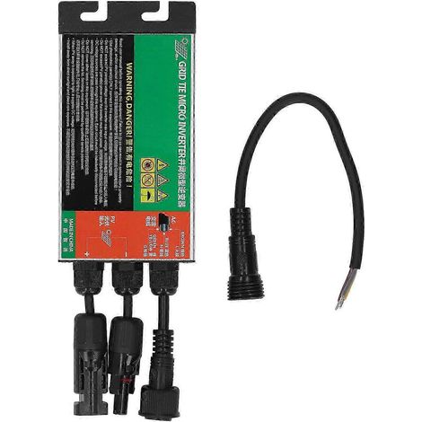 Micro-onduleur Solaire 150W MPPT Onde Sinusoïdale Pure AC230V Compact Énergie Alternative Raccordement Réseau (1/5)