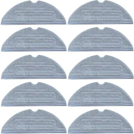 Lot de 10 serpillères pour Roborock S7 S7 + T7 T7 Plus,lingettes de rechange lavables pour Roborock S7 (1/4)